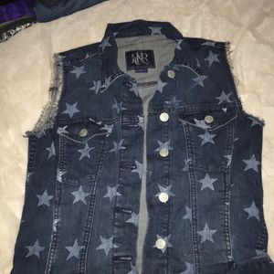 Jean cut off jacket